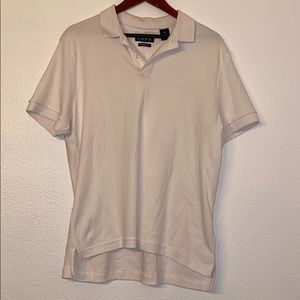 Silk White polo shirt. BRAND NEW